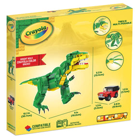 Crayola Tyrannosaurus Rex 463-Piece Brickcraft Building Set