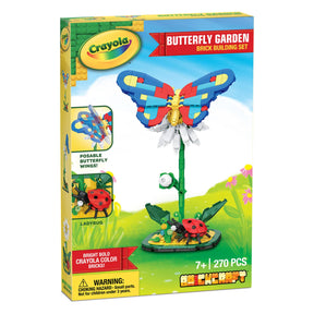 Crayola Butterfly Garden 270-Piece Brickcraft Building Set