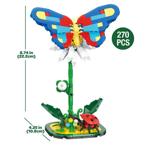 Crayola Butterfly Garden 270-Piece Brickcraft Building Set