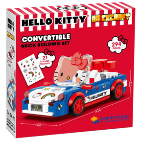 Sanrio Hello Kitty Custom Convertible 294-Piece Brickcraft Building Set