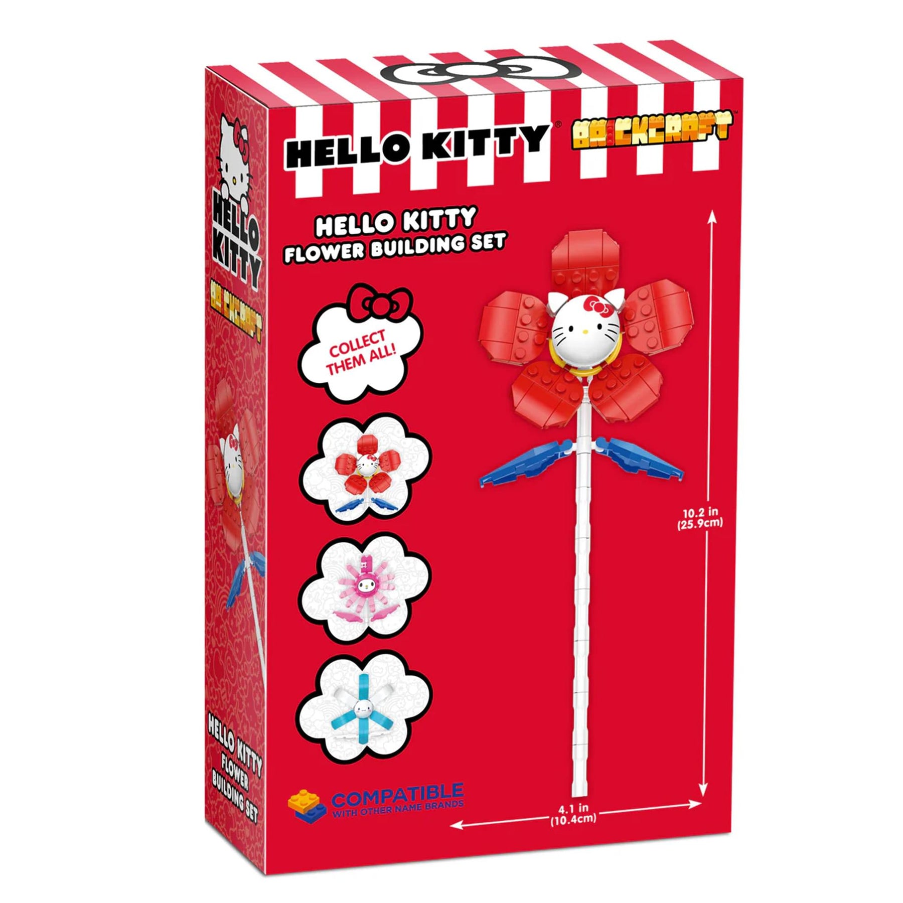 Sanrio Hello Kitty Flower 74-Piece Brickcraft Building Set