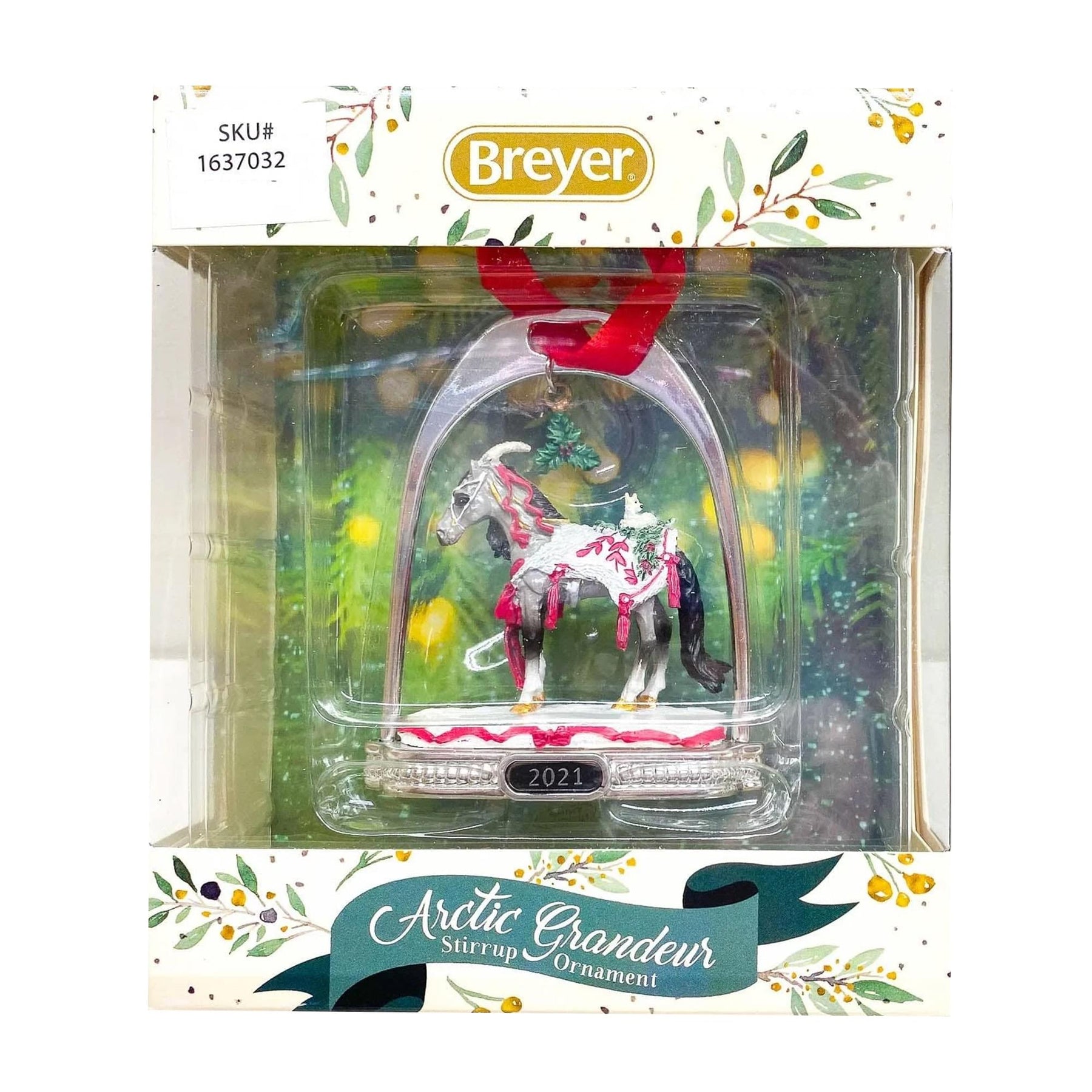 Breyer 2021 Holiday Stirrup Ornament | Arctic Grandeur