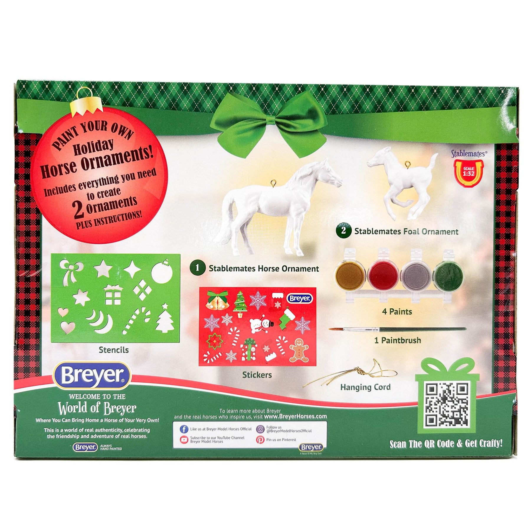 Breyer Paint Your Horse Ornament Craft Kit