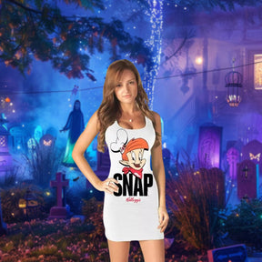 Sexy Rice Krispies Snap White Tank Dress Costume Adult