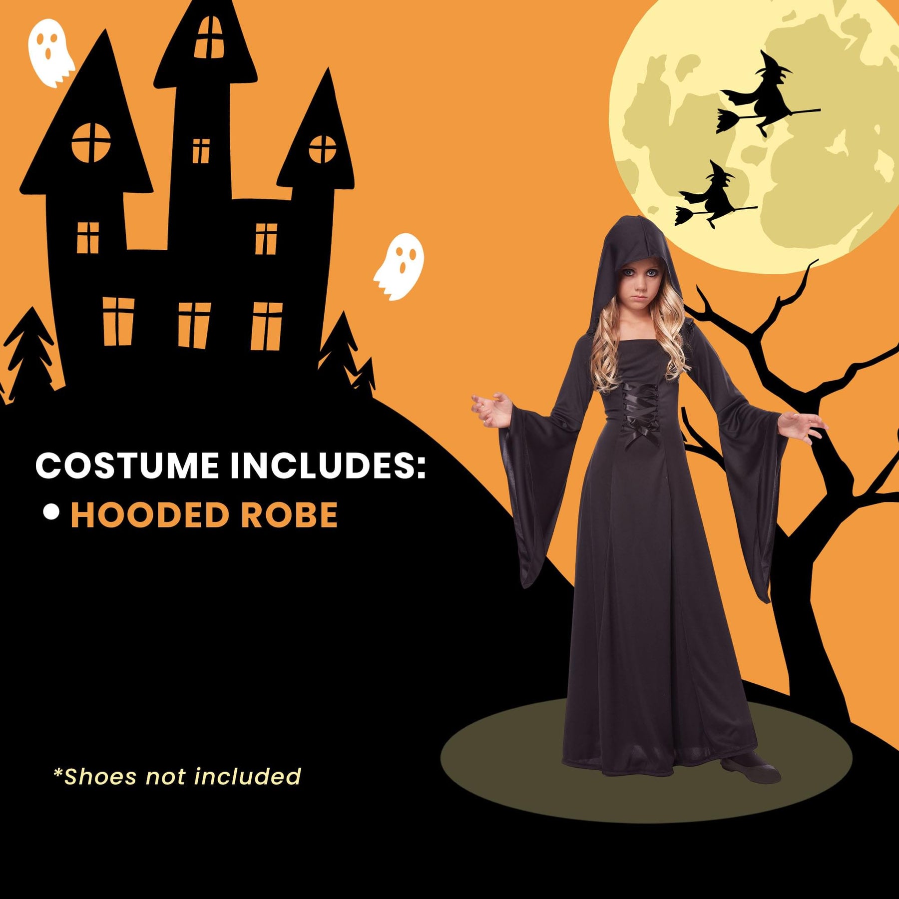 Hooded Robe Child Costume