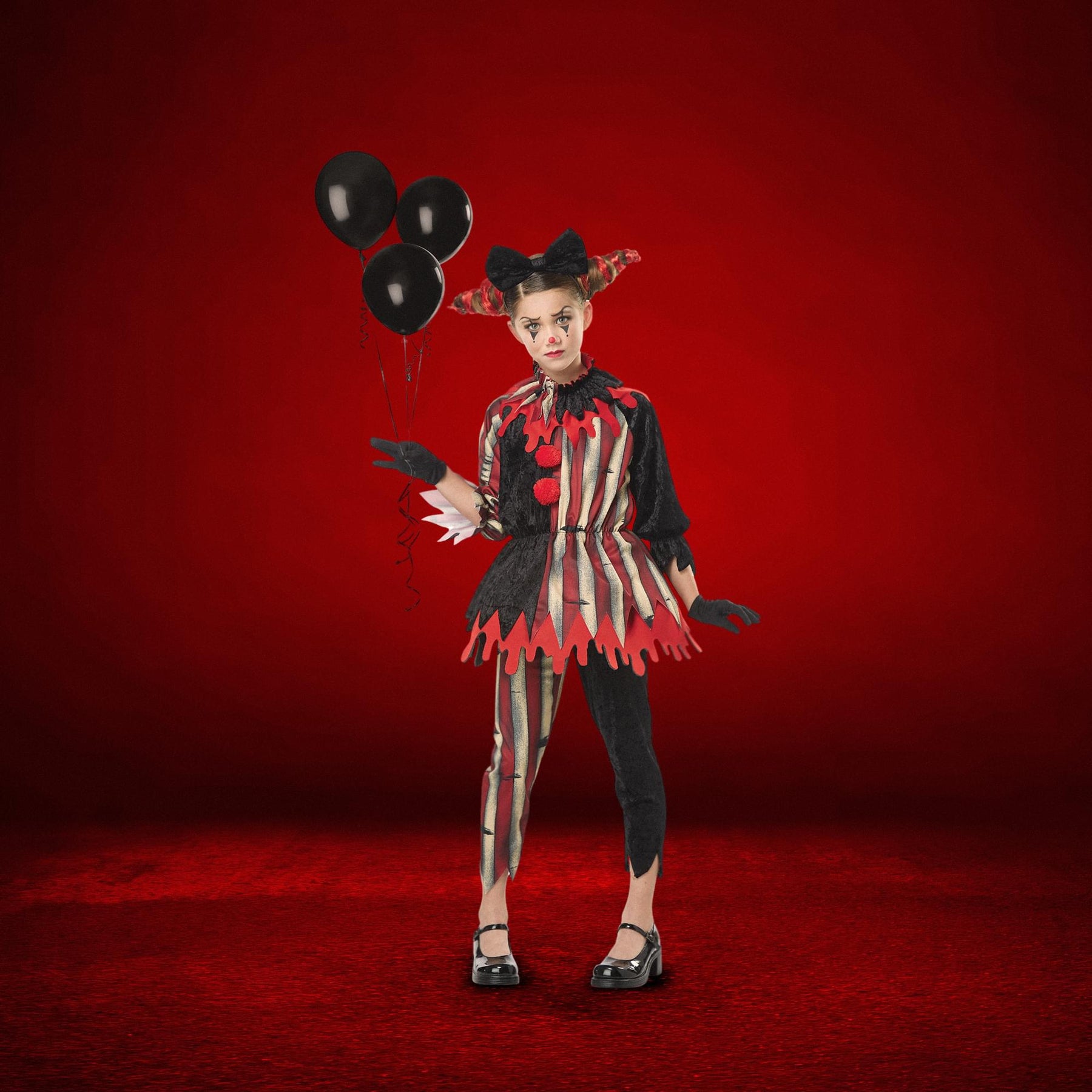 Dark Circus Clown Child Costume