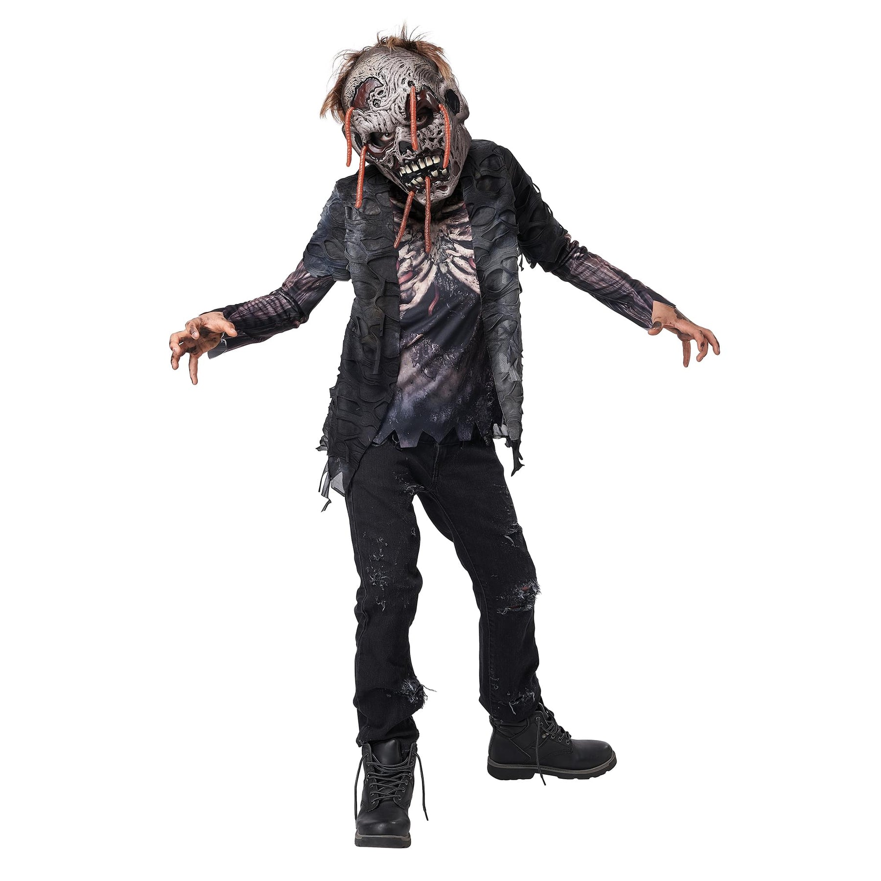 Zombie With Worms Child Costume