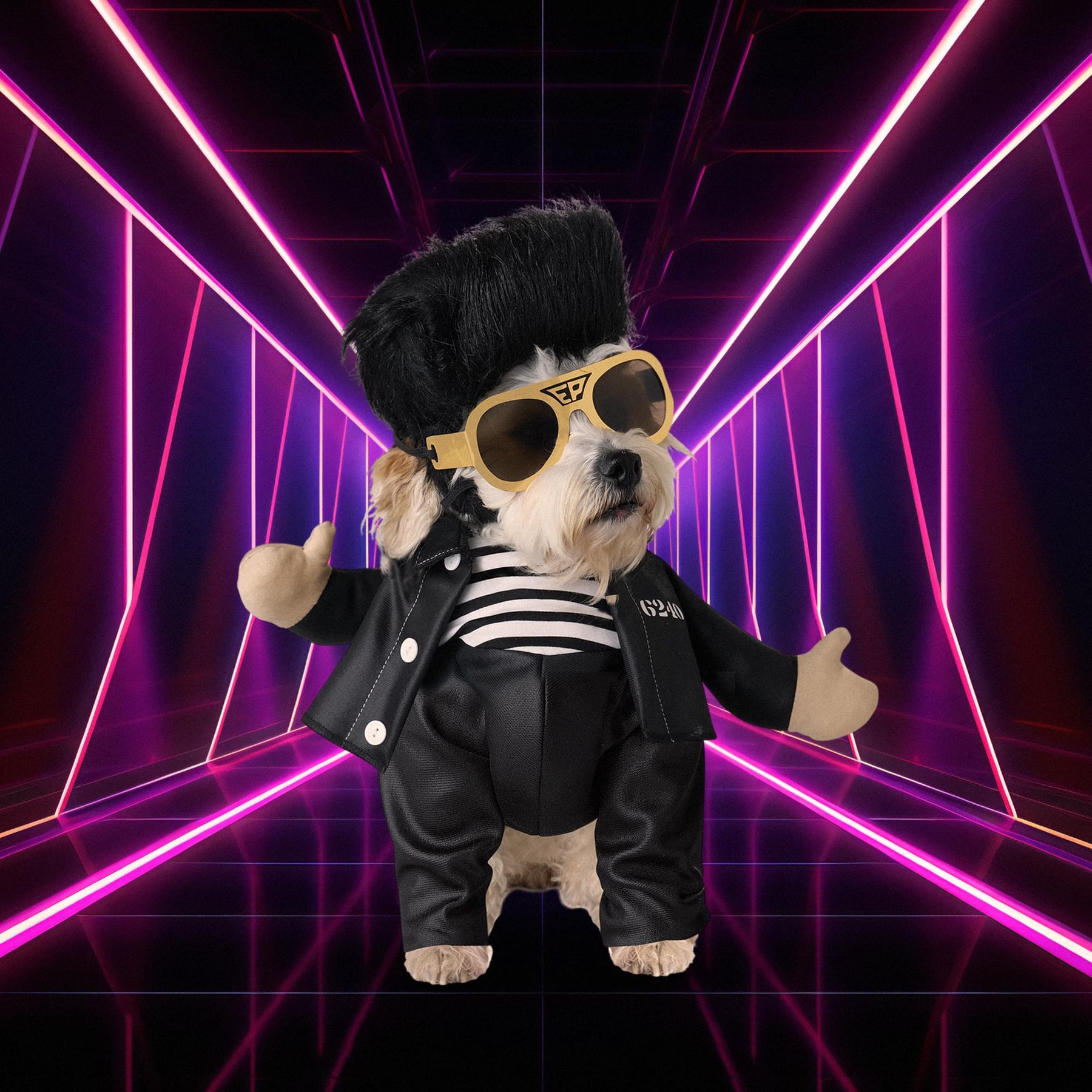 Elvis Jailhouse Rock Pet Costume