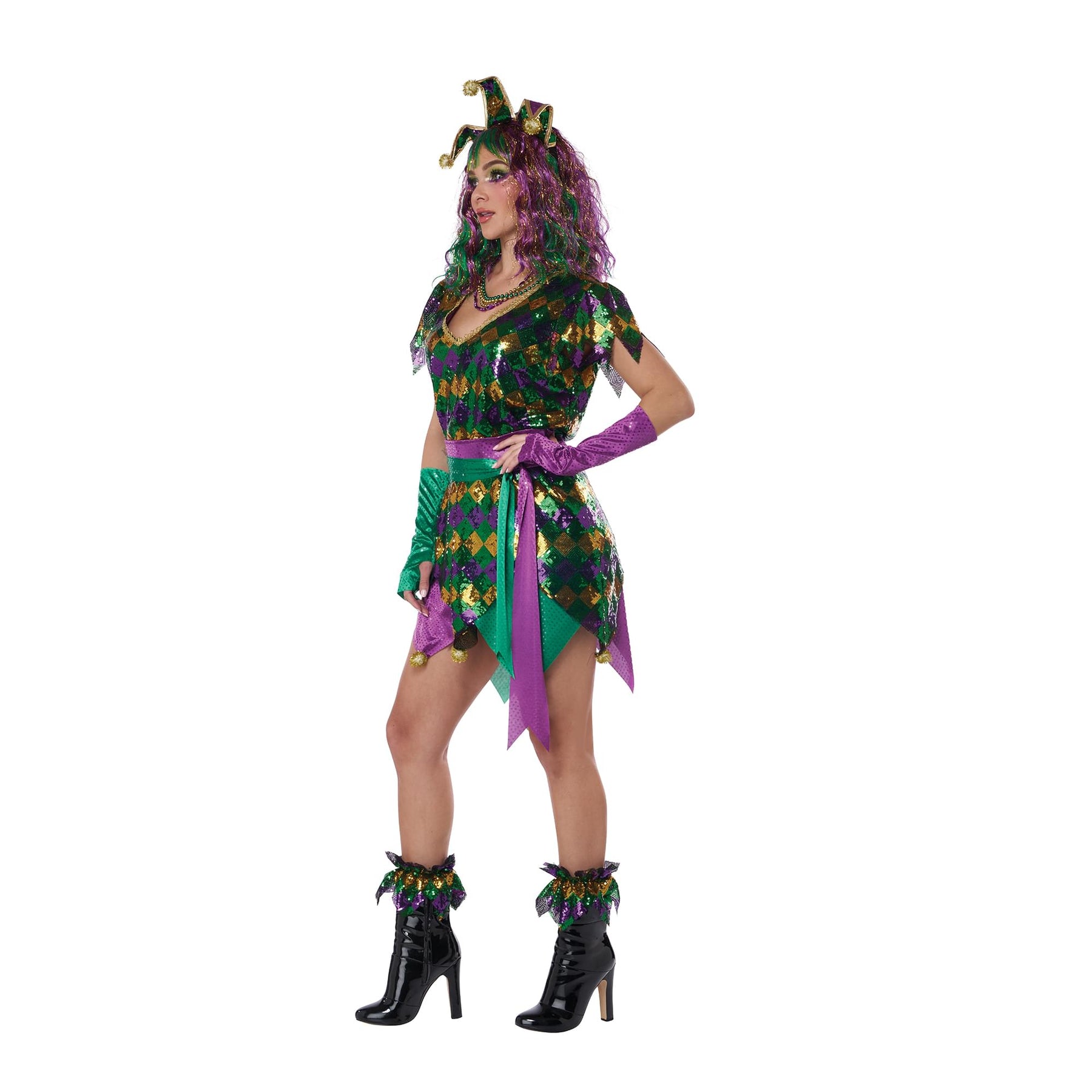 Mardi Gras Parade Jester Adult Costume