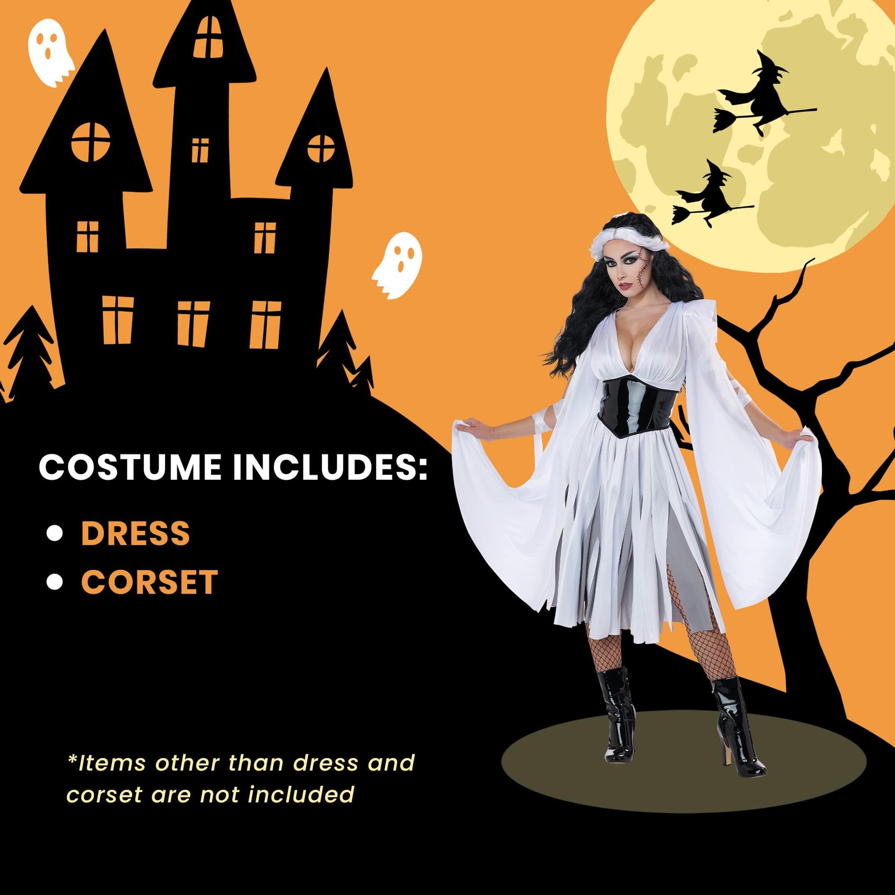 Monstress Bride Costume Adult Costume