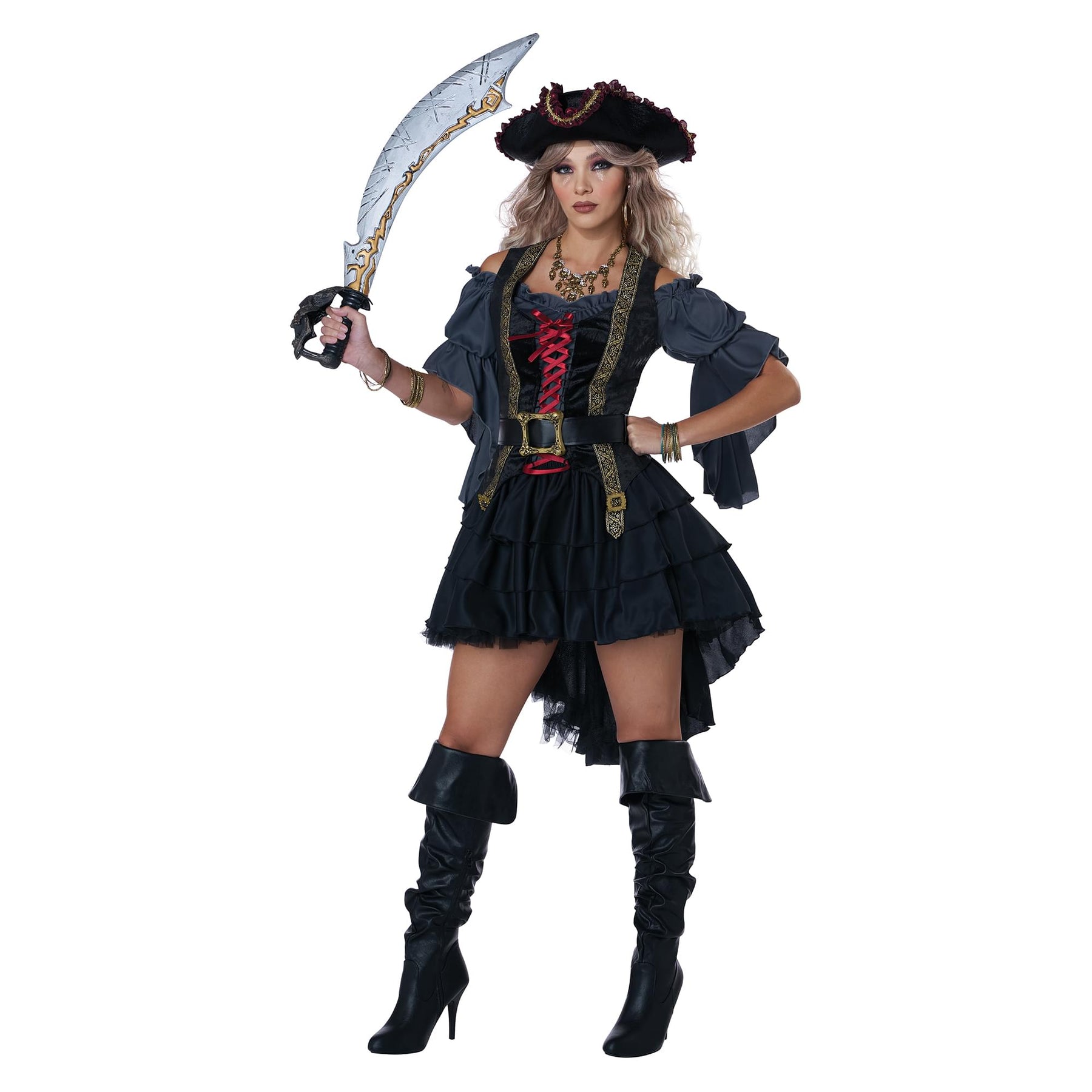 Beauty Of The Dark Seas Pirate Adult Costume