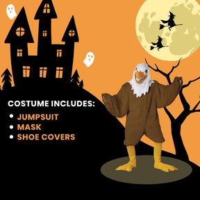 Eagle Maniac Adult Costume | One Size