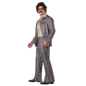 70's Plaid Stallion Leisure Suit Adult Costume