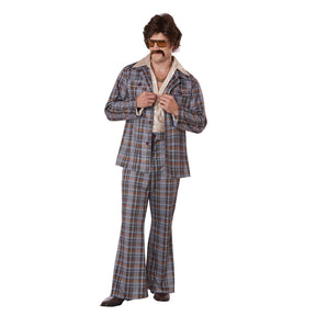 70's Plaid Stallion Leisure Suit Adult Costume