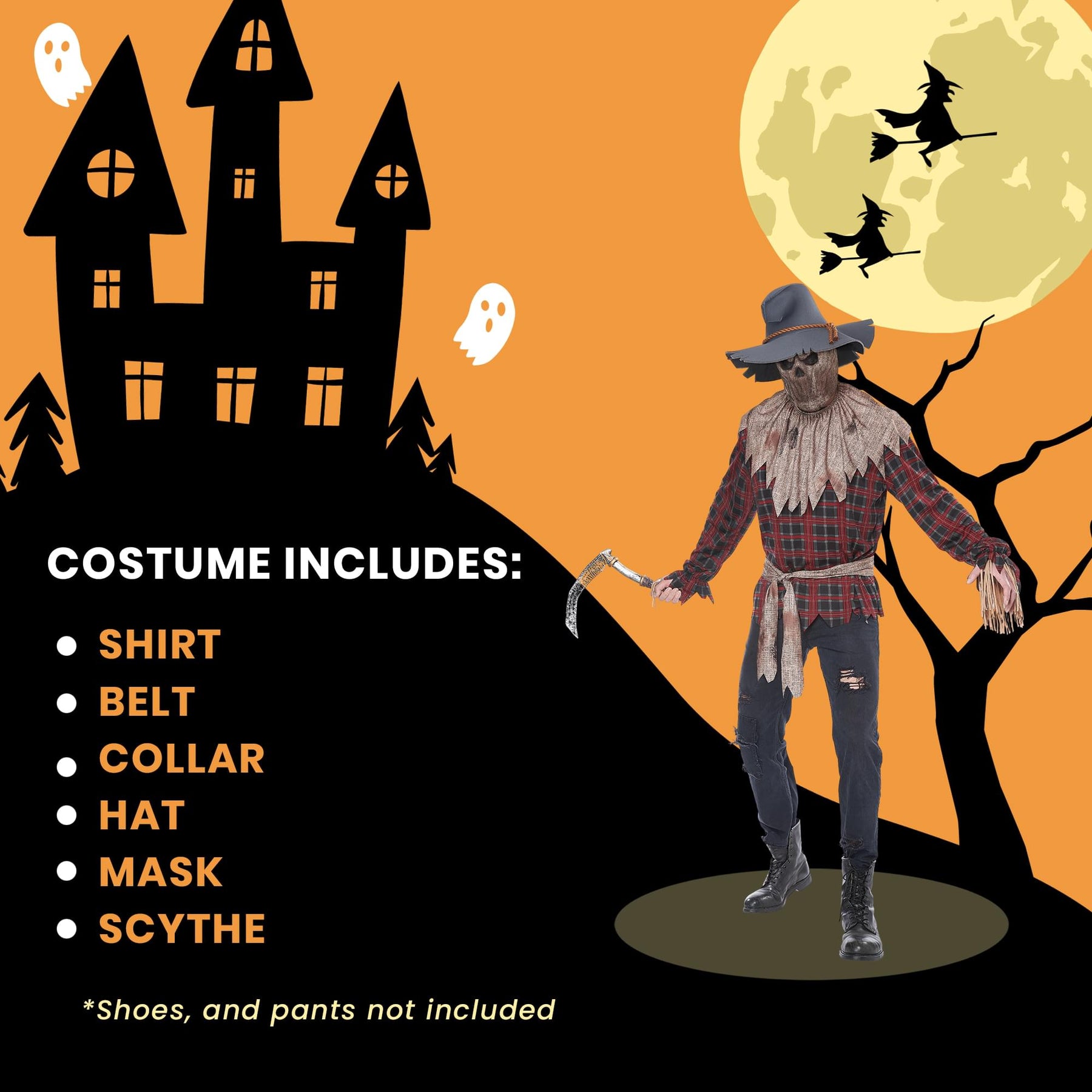 Bad Harvest Scarecrow Adult Costume