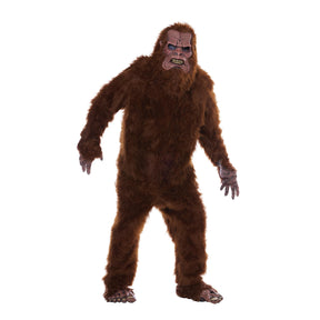 Deluxe Big Foot With Premium Fur Adult Costume | One Size Fits Most