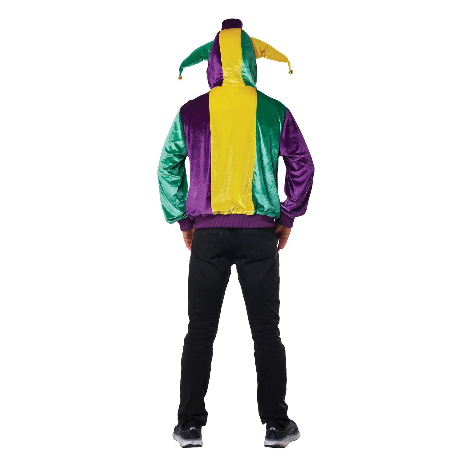 Mardi Gras Jester Hoodie Adult Costume