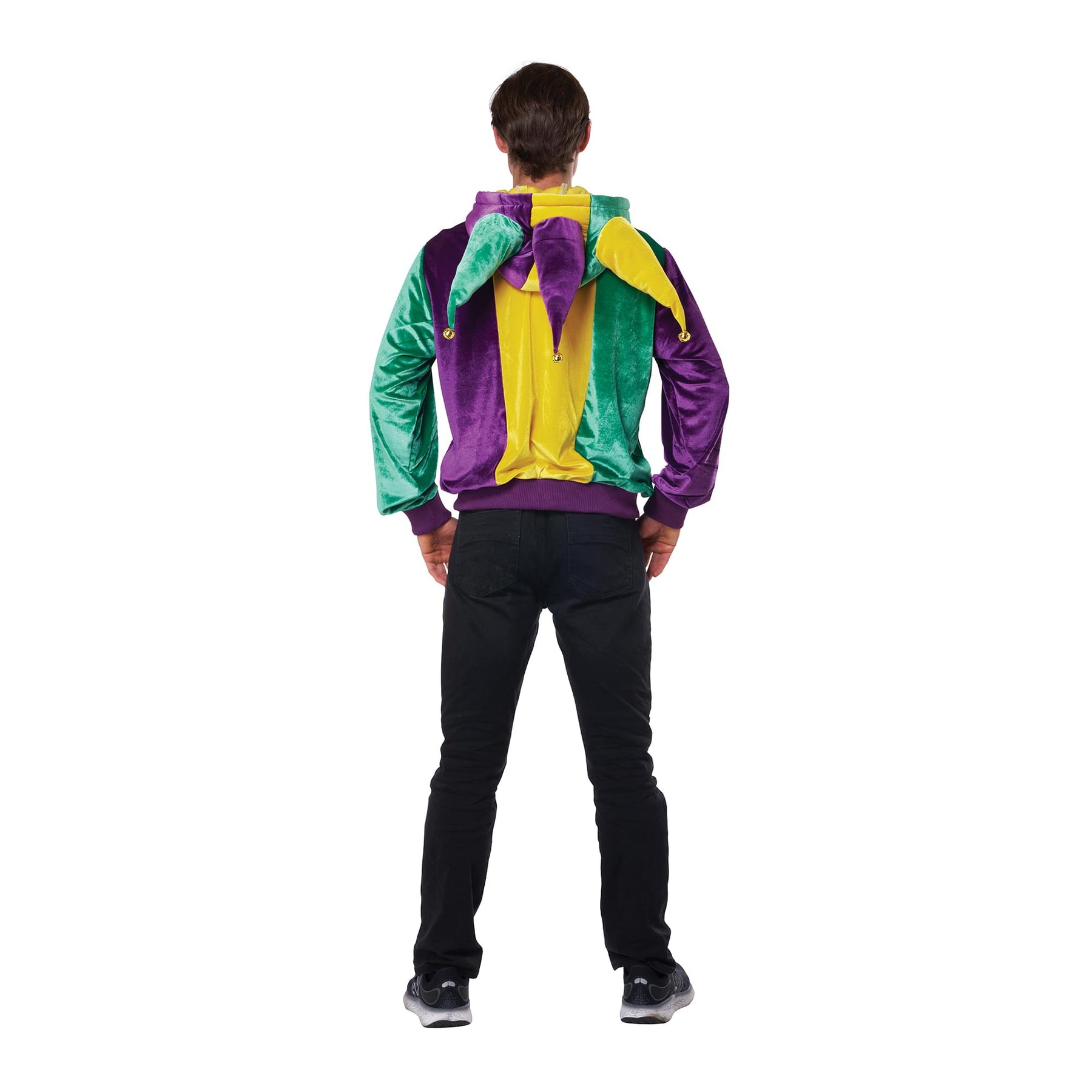 Mardi Gras Jester Hoodie Adult Costume