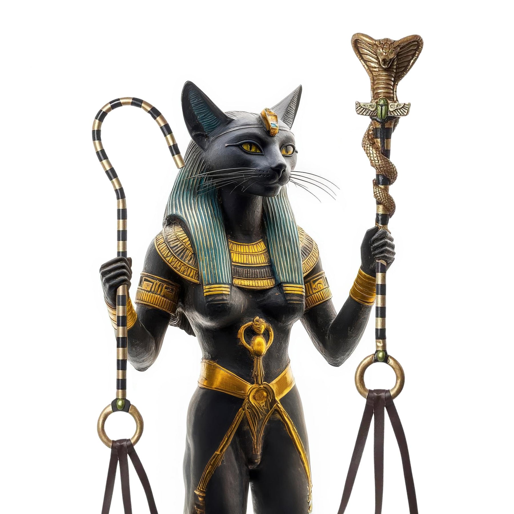 Egyptian Cobra/Pharaoh Scepters Costume Accessory Set