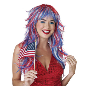 Fireworks Adult Costume Wig | One Size Fits Most