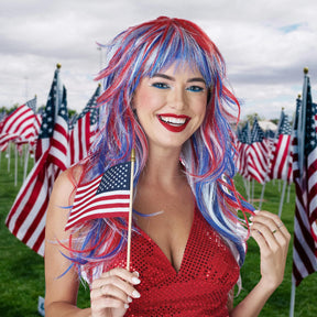 Fireworks Adult Costume Wig | One Size Fits Most