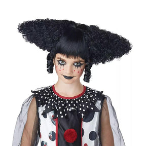 Creepy Clown Women's Costume Wig - Black