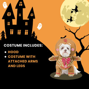 Gingerbread Pup Pet Costume