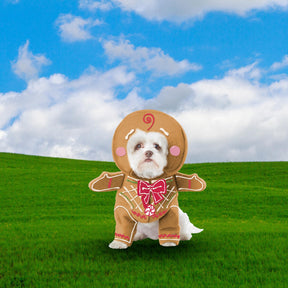 Gingerbread Pup Pet Costume