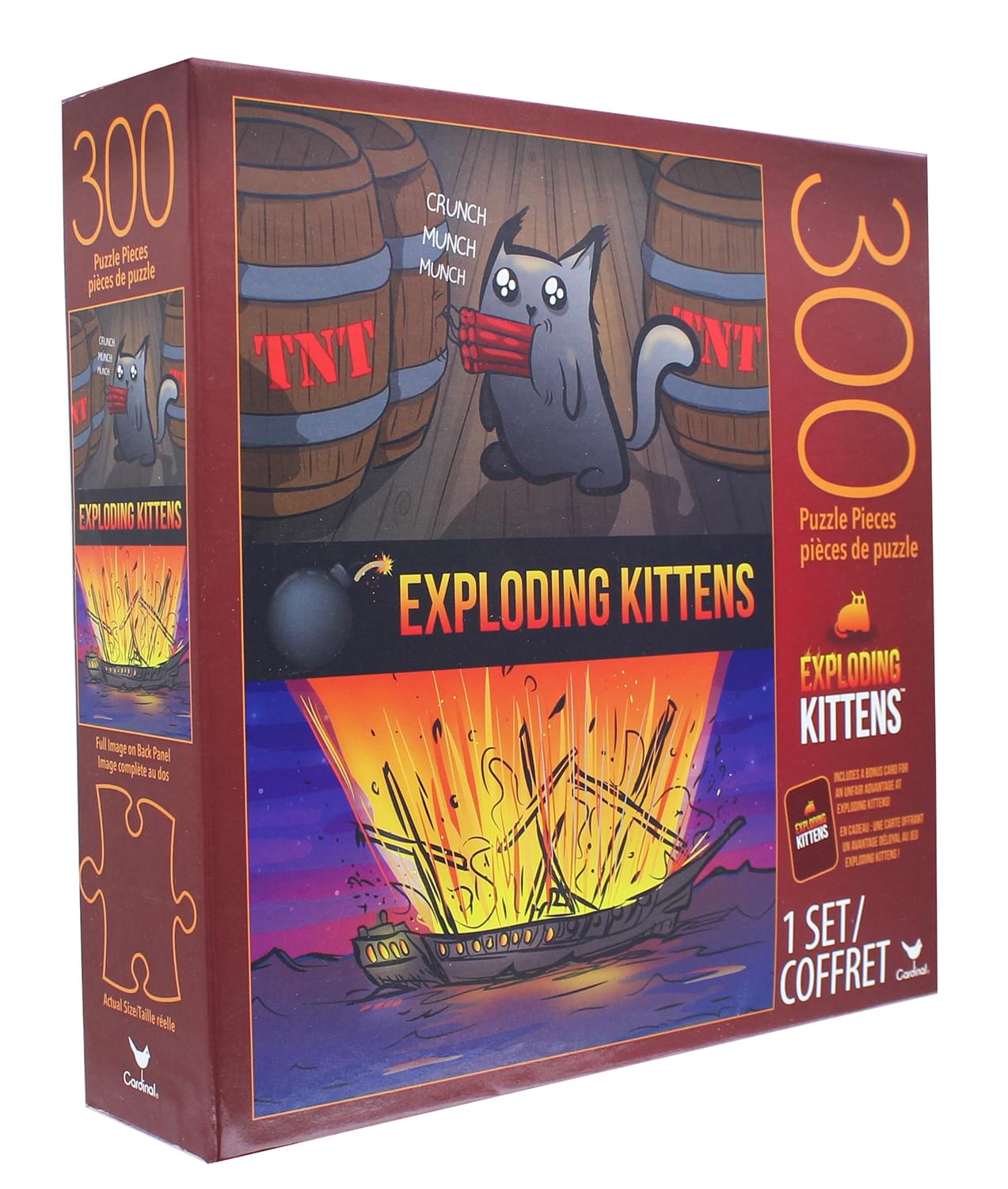 Exploding Kittens TNT 300 Piece Jigsaw Puzzle