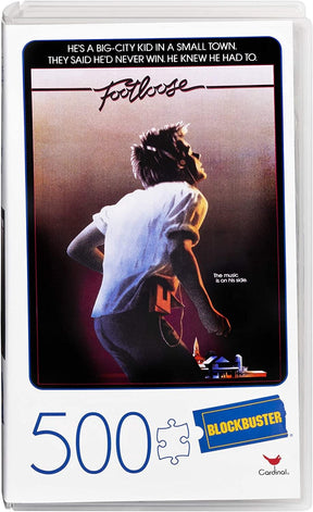 Footloose 500 Piece Jigsaw Puzzle in Plastic VHS Video Case