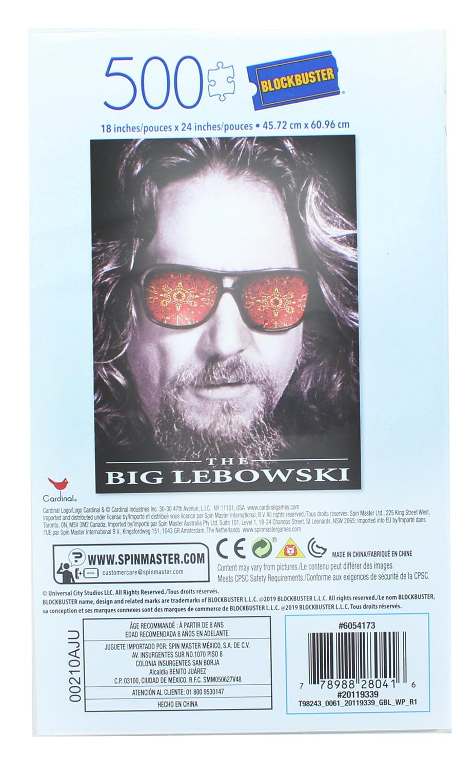 The Big Lebowski 500 Piece Jigsaw Puzzle in Plastic VHS Video Case