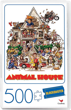 Animal House 500 Piece Jigsaw Puzzle in Plastic VHS Video Case