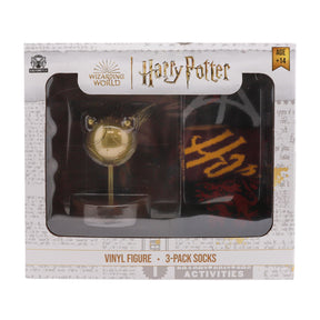 Harry Potter Vinyl Golden Snitch Figure and Sock Bundle