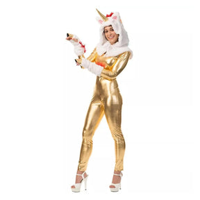 Unicorn Hood And Tail Adult Costume Kit, One Size