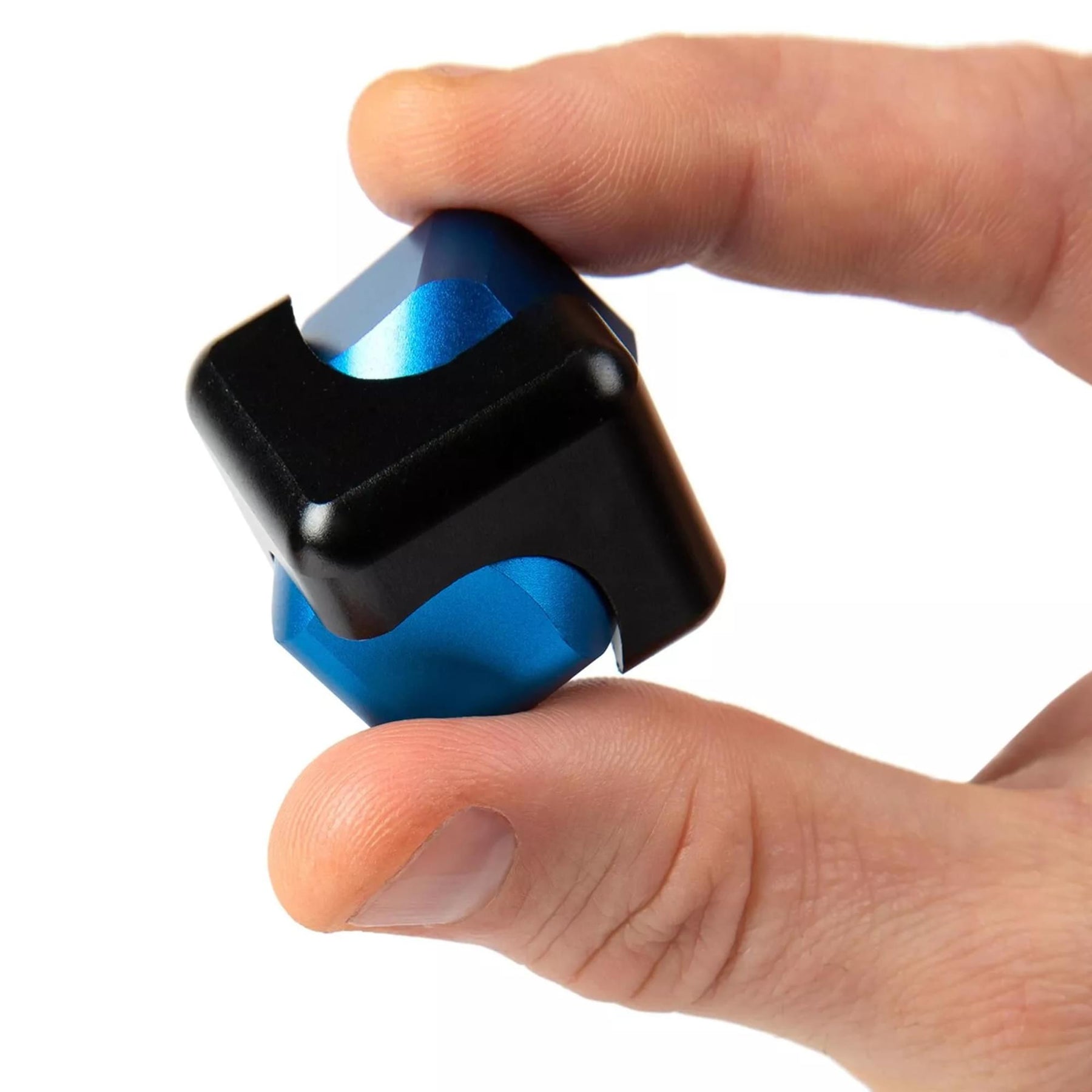 Bopster Fidget Spinner Cube | Black & Blue