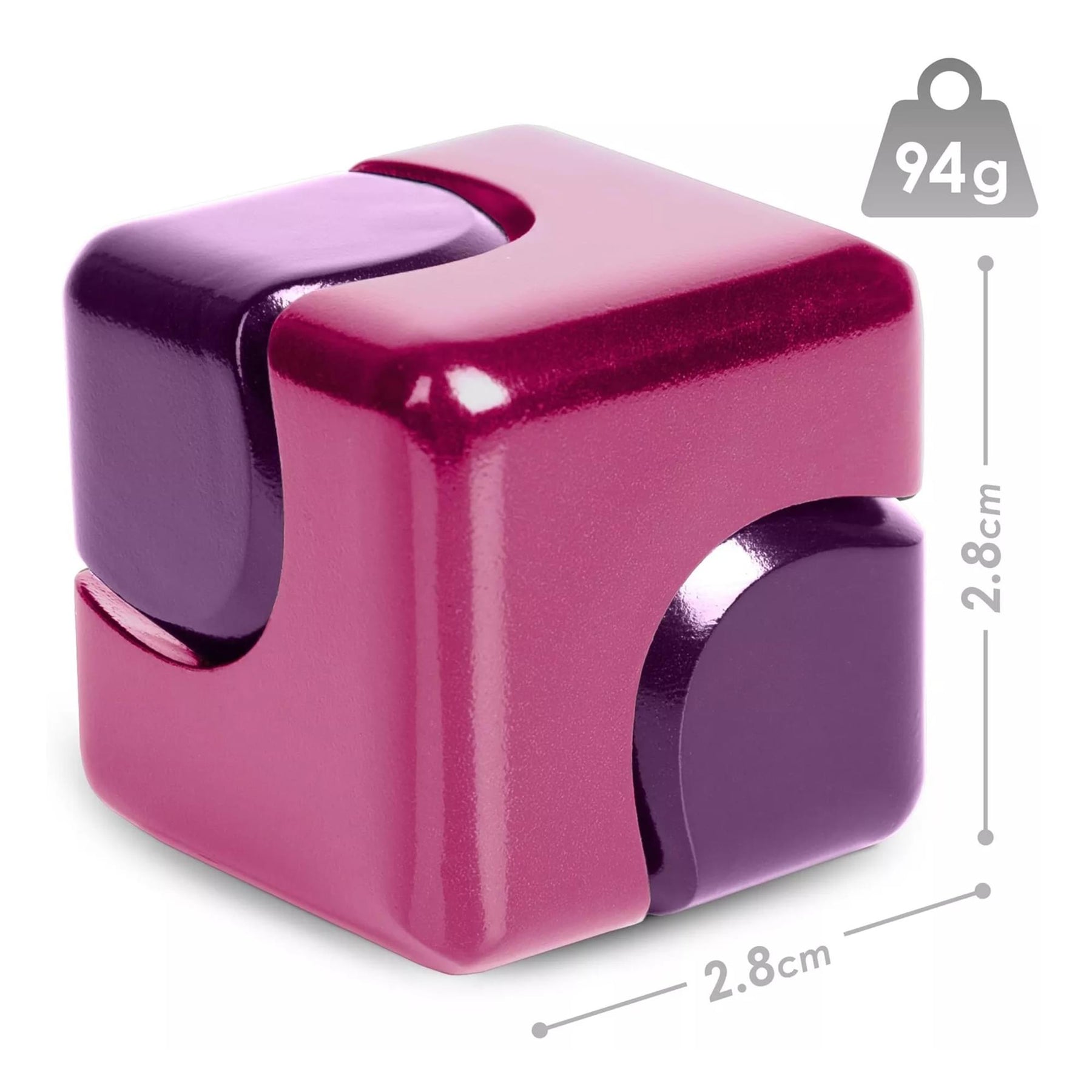 Bopster Fidget Spinner Cube | Pink & Purple