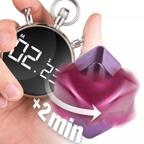 Bopster Fidget Spinner Cube | Pink & Purple