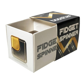 Bopster Fidget Spinner Cube | Silver & Gold