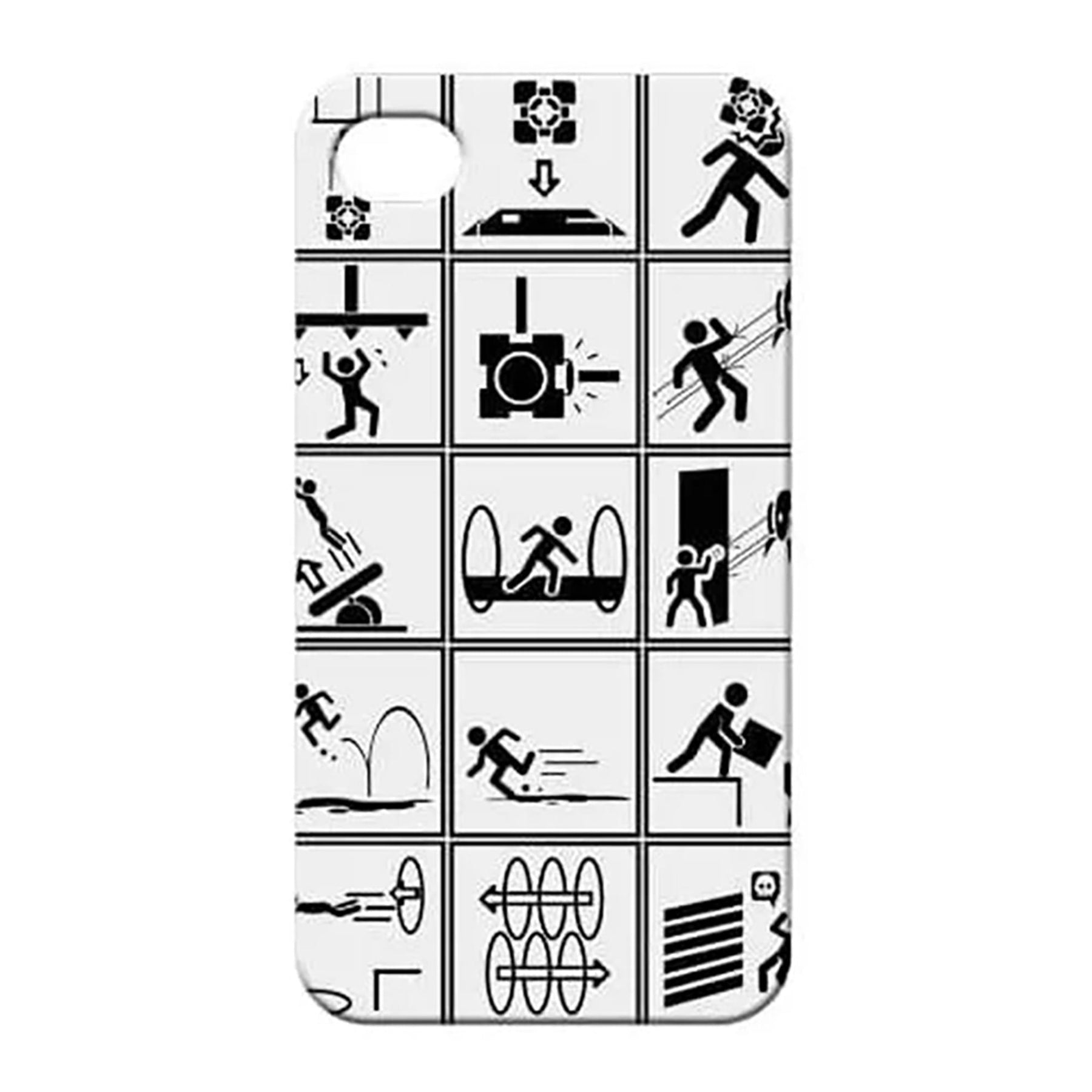 Portal 2 Iphone 4 Chamber Squares Phone Case