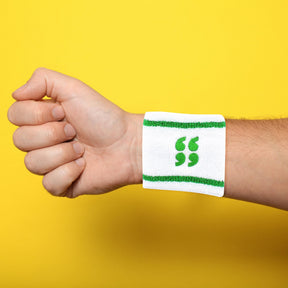 Scott Pilgrim White & Green Athletic Wristband