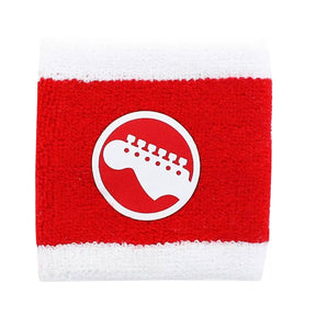 Scott Pilgrim Red & White Guitar Athletic Wristband