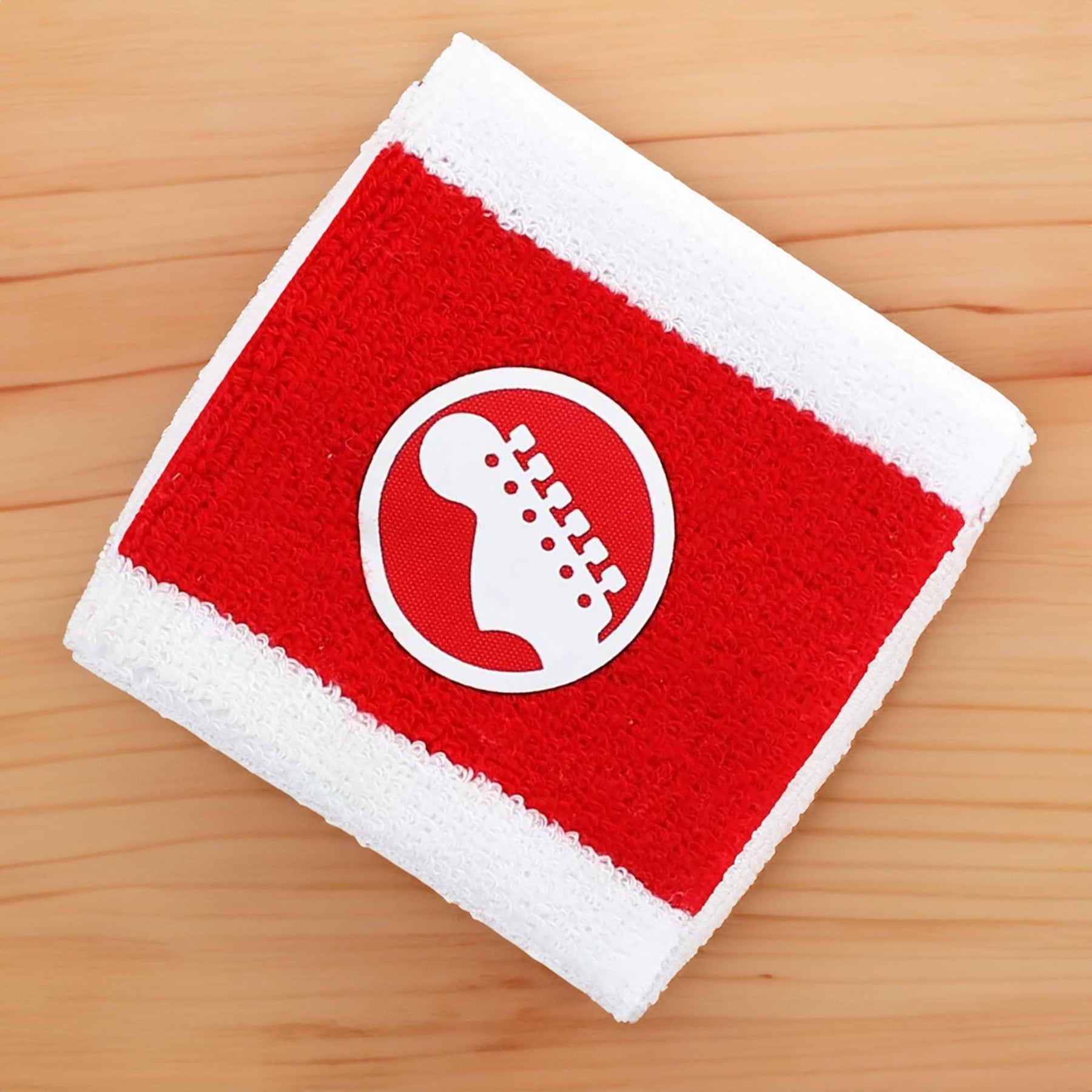 Scott Pilgrim Red & White Guitar Athletic Wristband