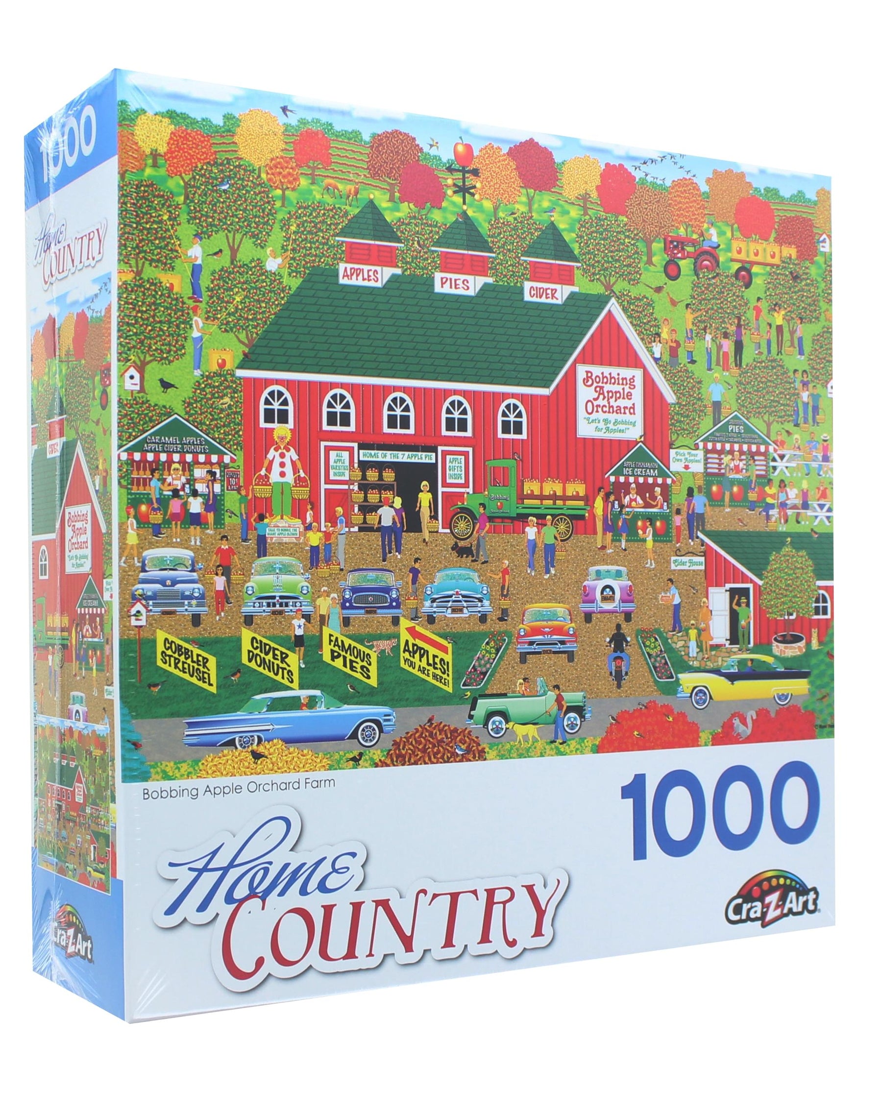 Bobbing Apple Orchard Farm 1000 Piece Jigsaw Puzzle