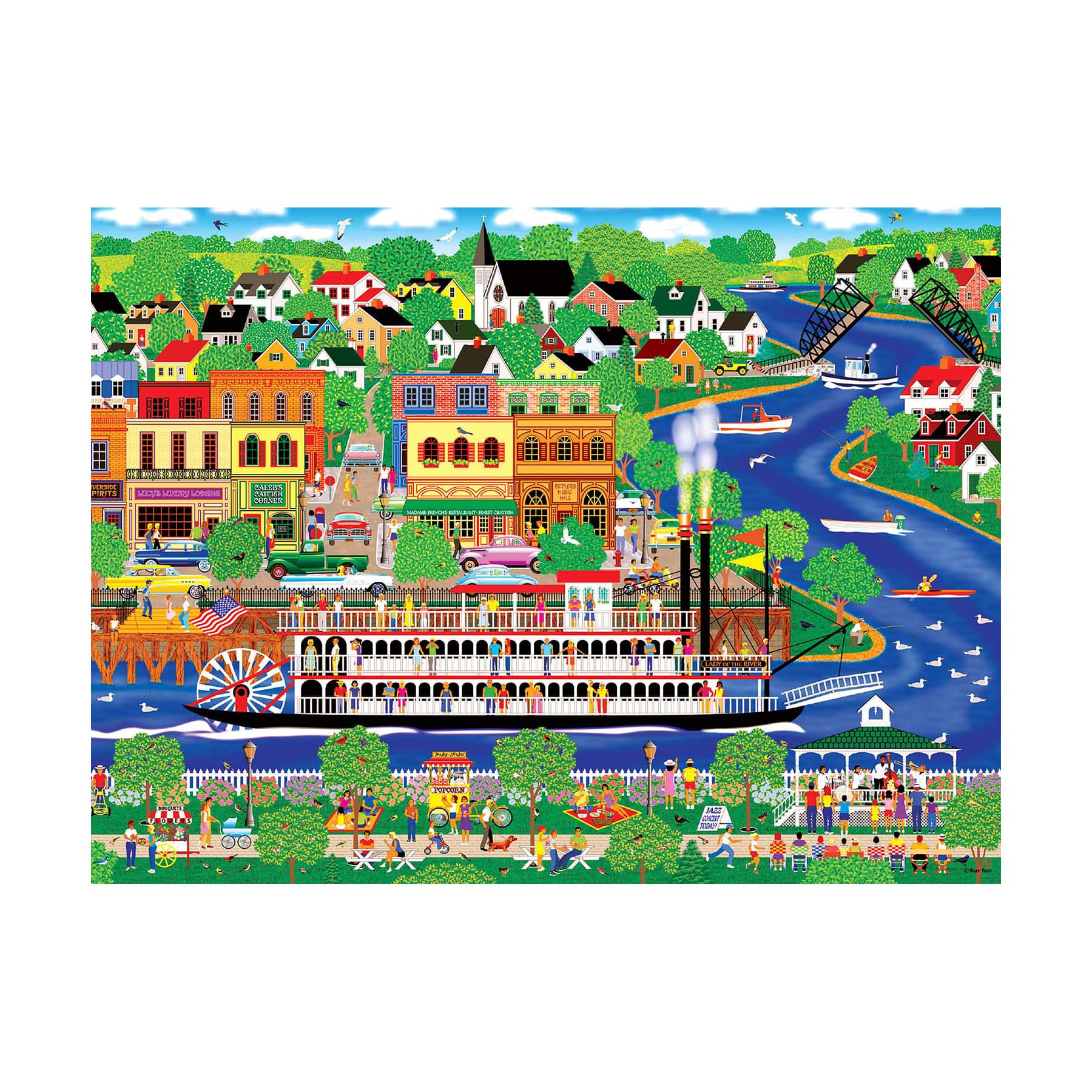 Lady of the River 1000 Piece Jigsaw Puzzle