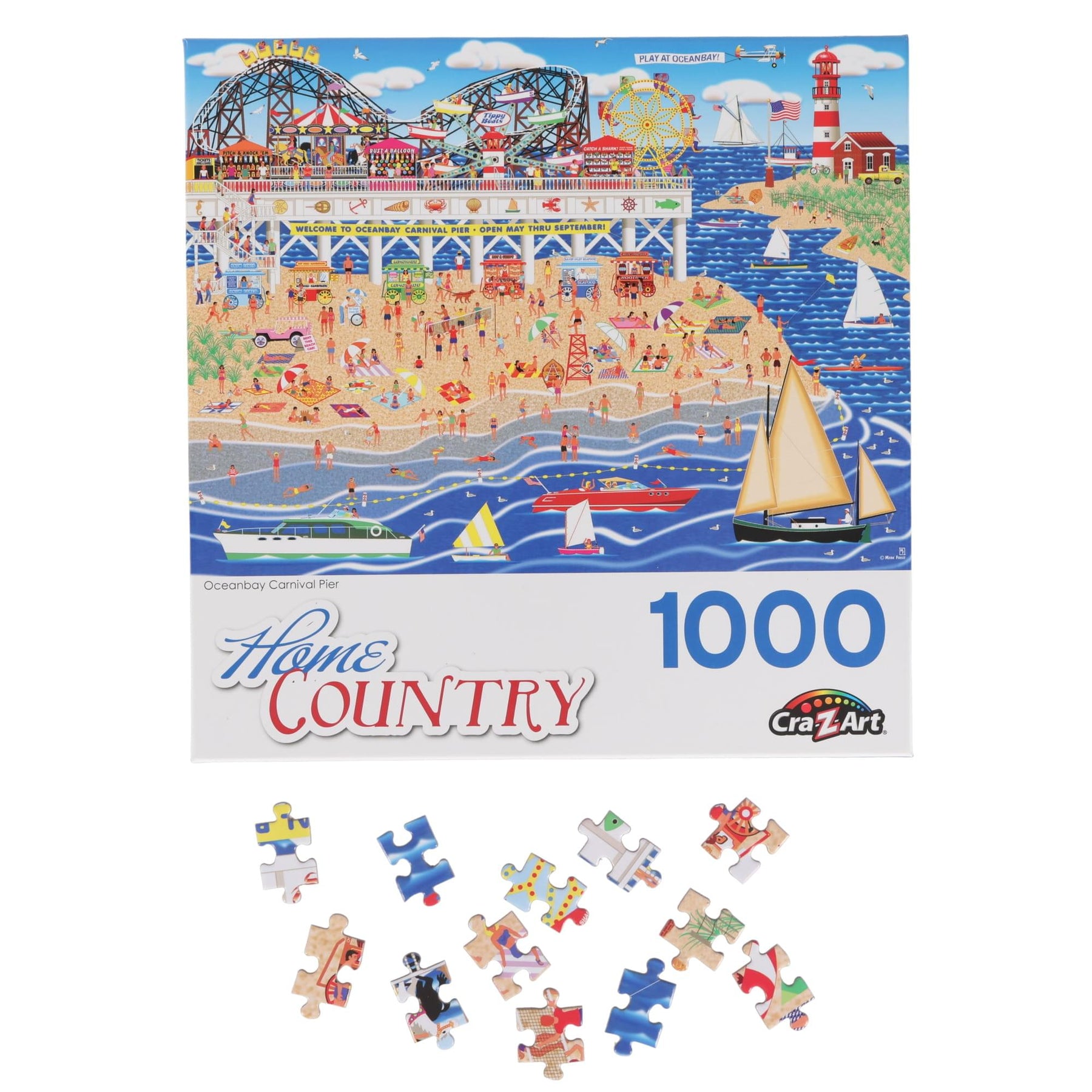 Oceanbay Carnival Pier 1000 Piece Jigsaw Puzzle