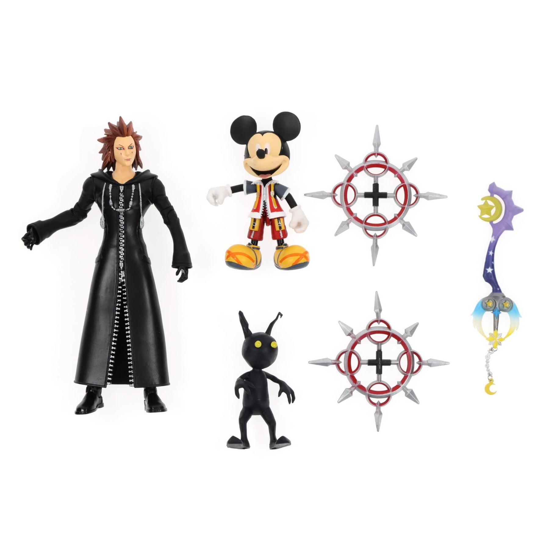 Kingdom Hearts Select Action Figure Set - Mickey, Axel & Shadow