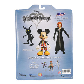 Kingdom Hearts Select Action Figure Set - Mickey, Axel & Shadow