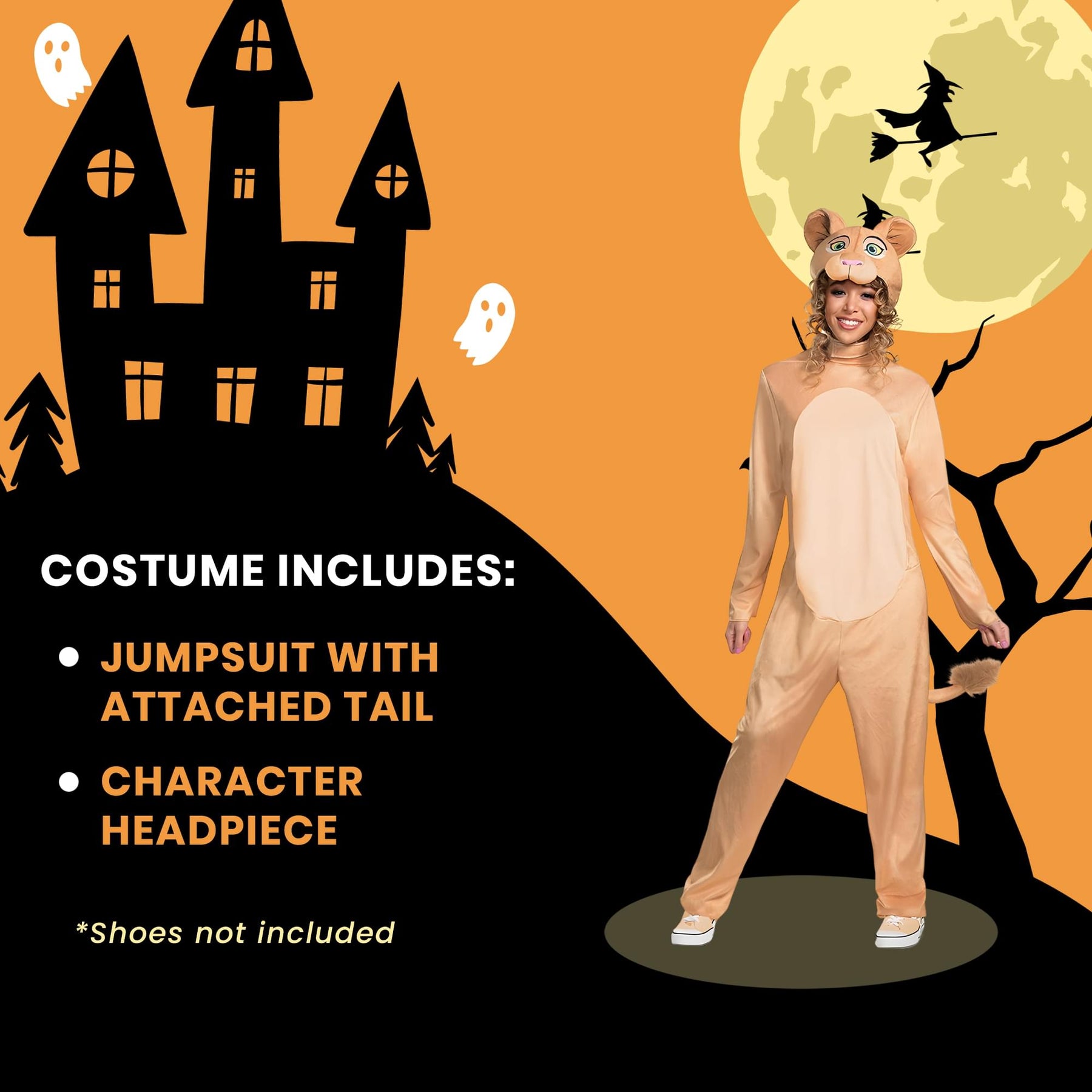 Disney The Lion King Nala Adult Costume Jumpsuit