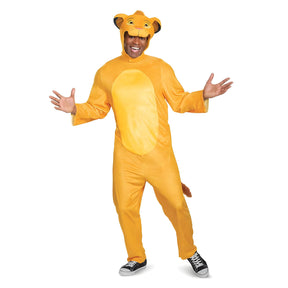 Disney The Lion King Simba Adult Costume Jumpsuit