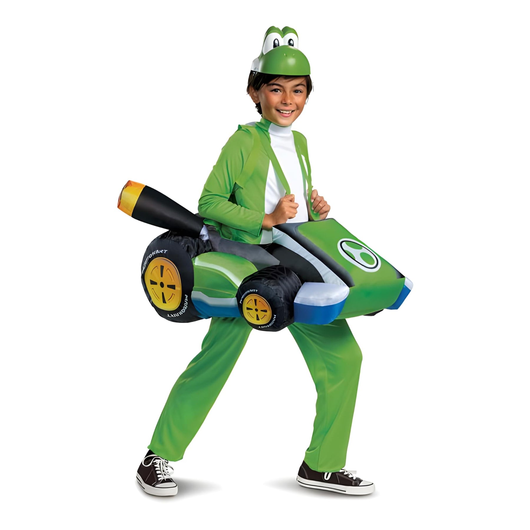 Mario Kart Yoshi Inflatable Child Costume | One Size